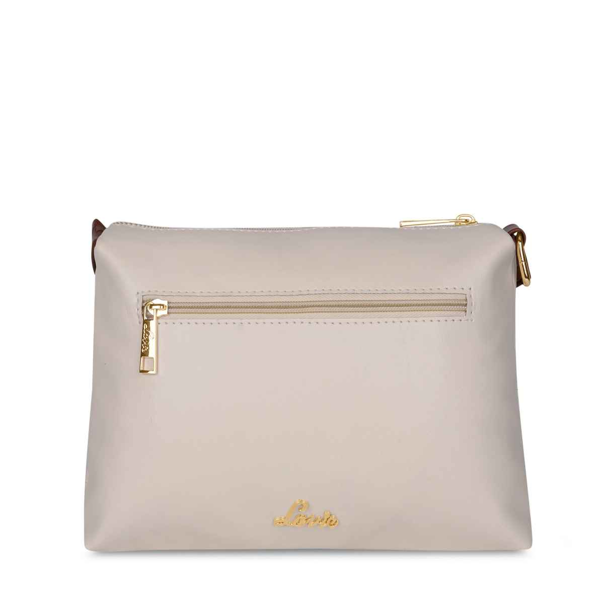 Lavie Women's Quilt Jill Top Zip Sling Bag | Off White