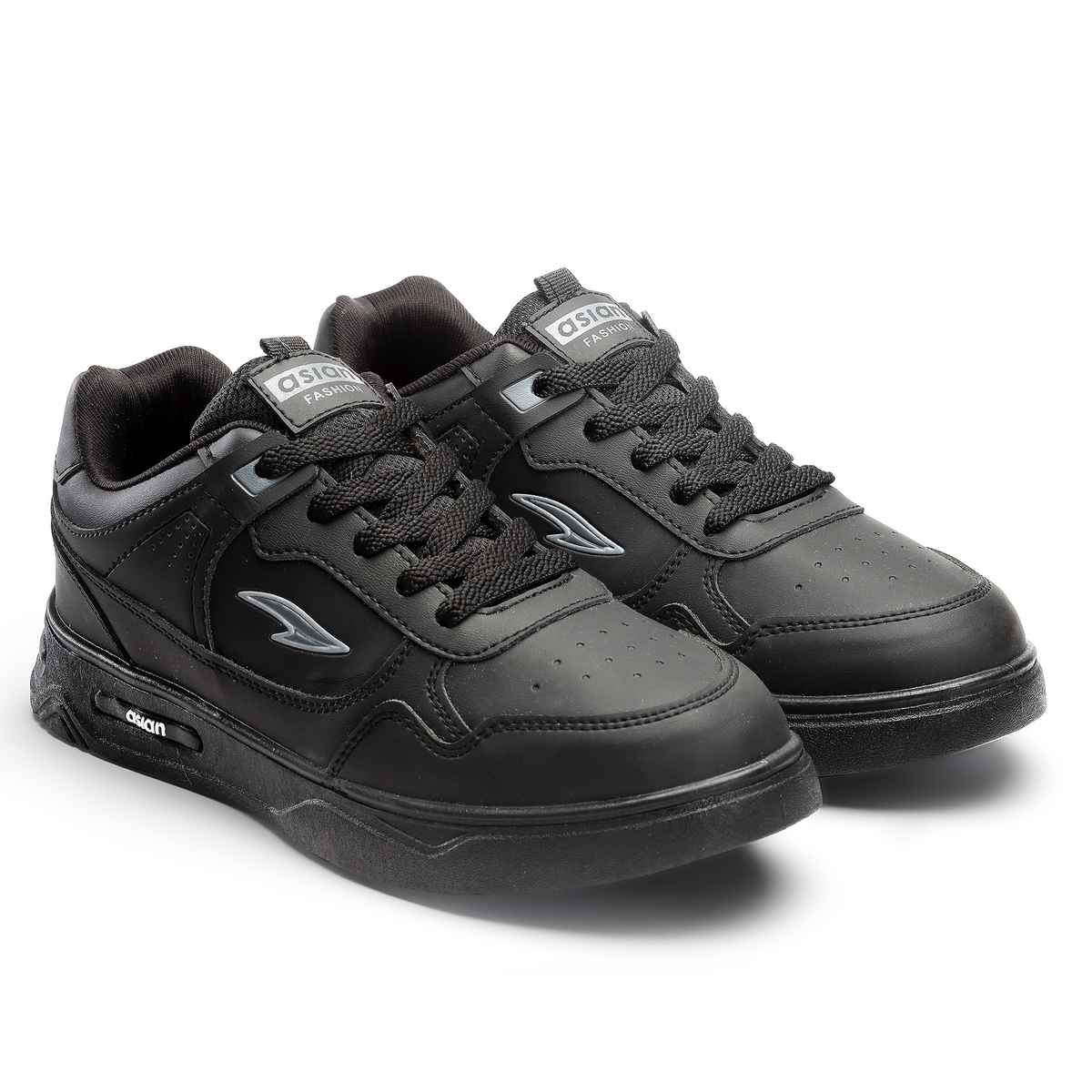 Asian Boston-01 Men Sneakers | Black | Size-7