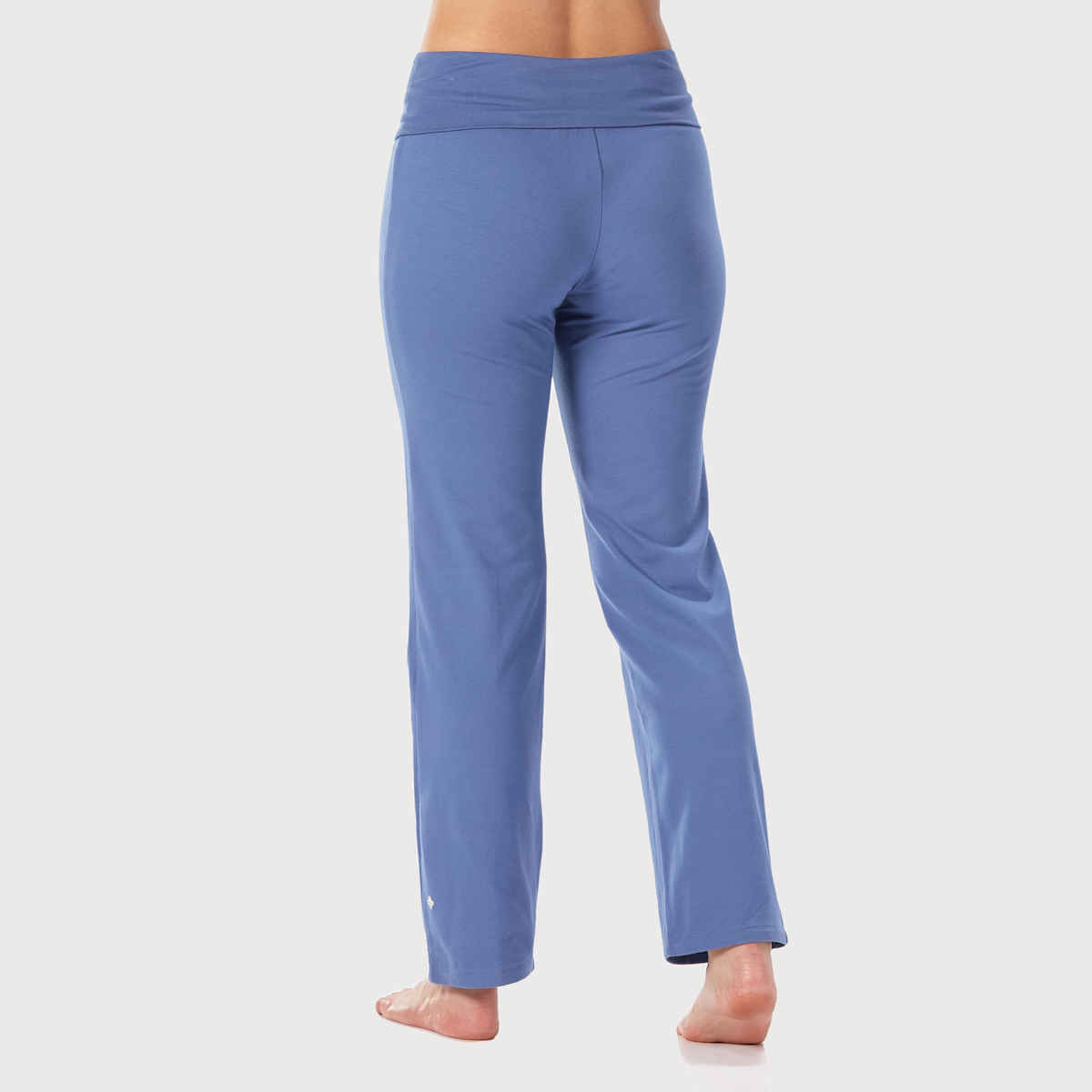 Decathlon | Kimjally WoMen's Cotton Comfort Fit Yoga Pants | Blue - M