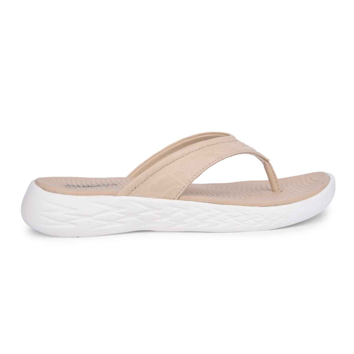 Liberty Sofia-1E Casual Slipper For Women | Beige | 4 UK