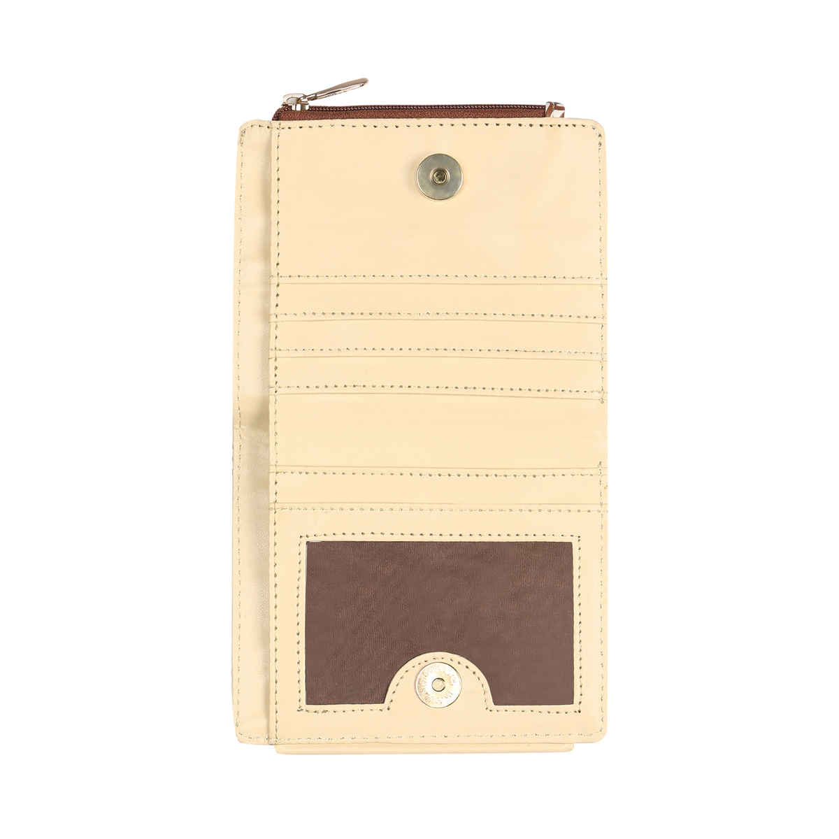 Lavie Women's Chic Monogram LL Print Small Bifold Wallet | Off White