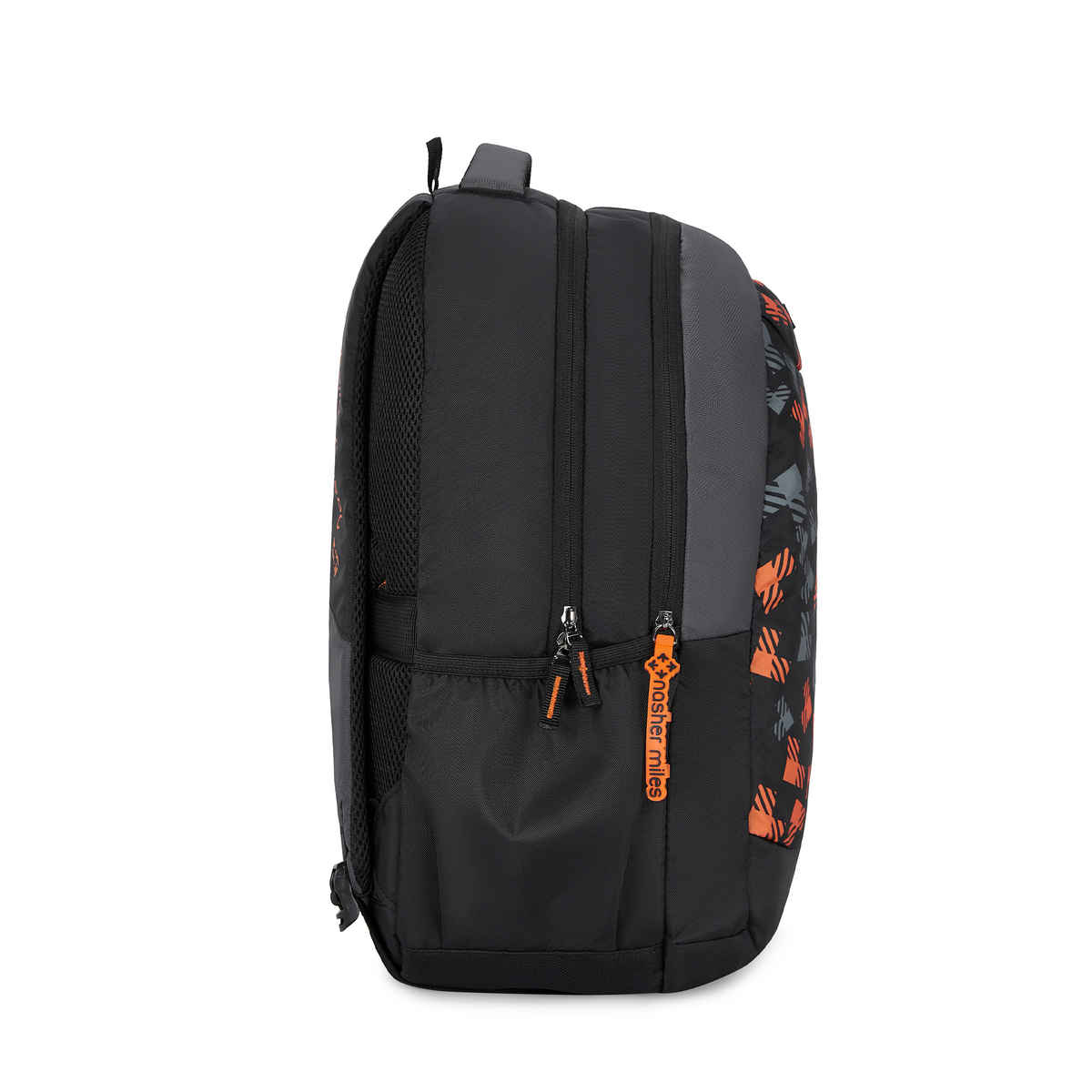 Nasher Miles Tetris Polyester Laptop Backpack with Rain cover | Black - 36 L