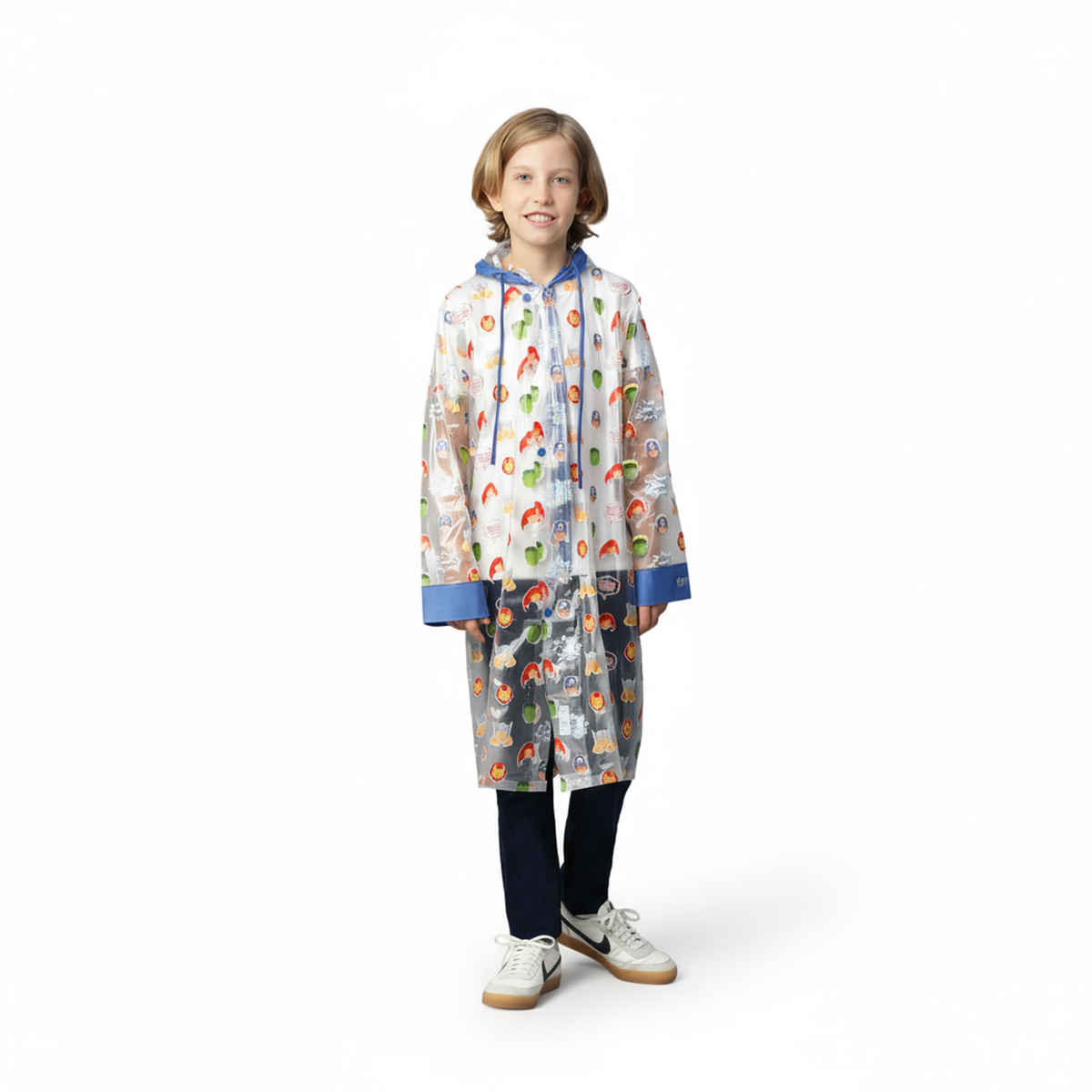 Citizen Kids PVC Series Disney Printed Long Coat with Zip