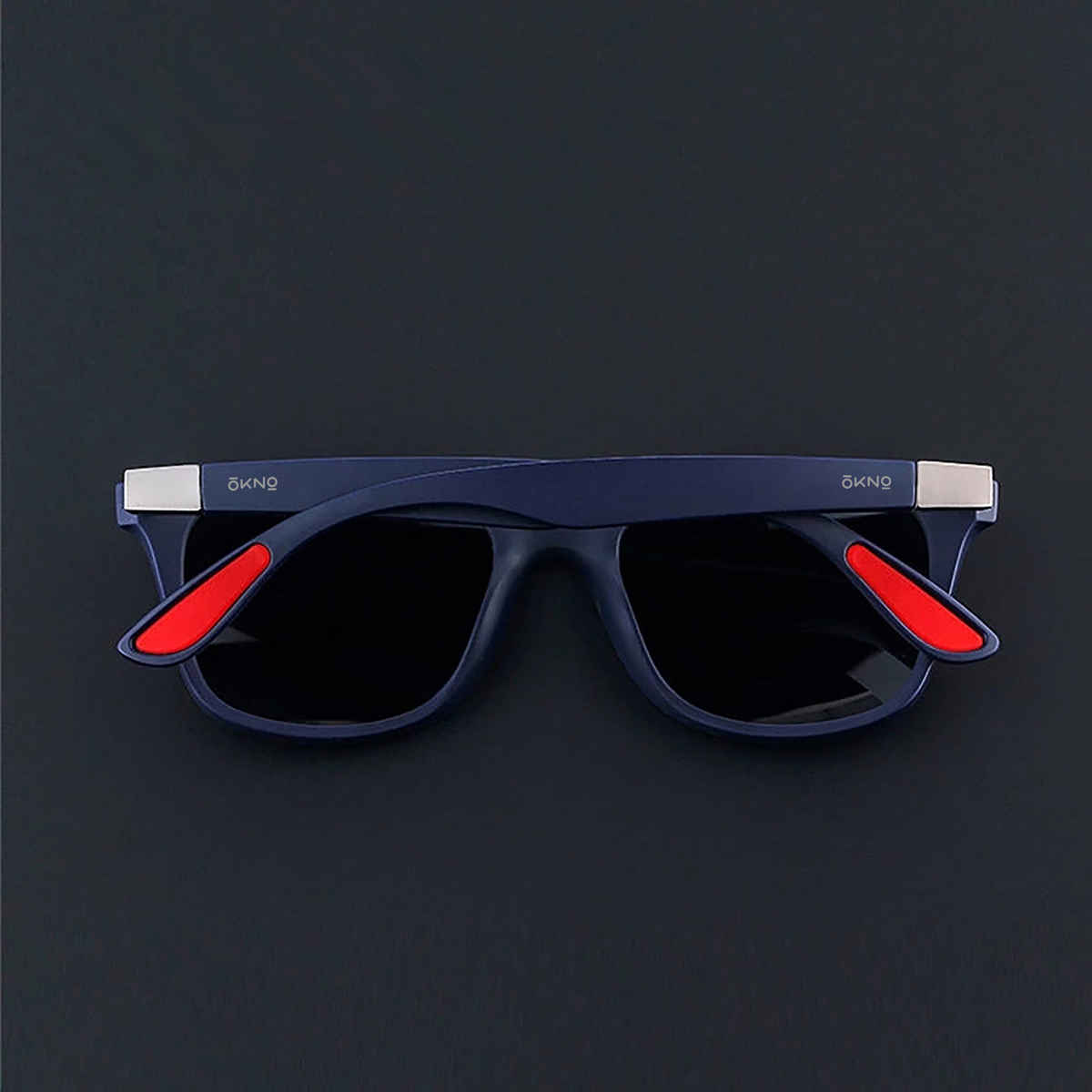 Eyewearlabs Men Sunglassses OKNO Spidey Navy Blue Square