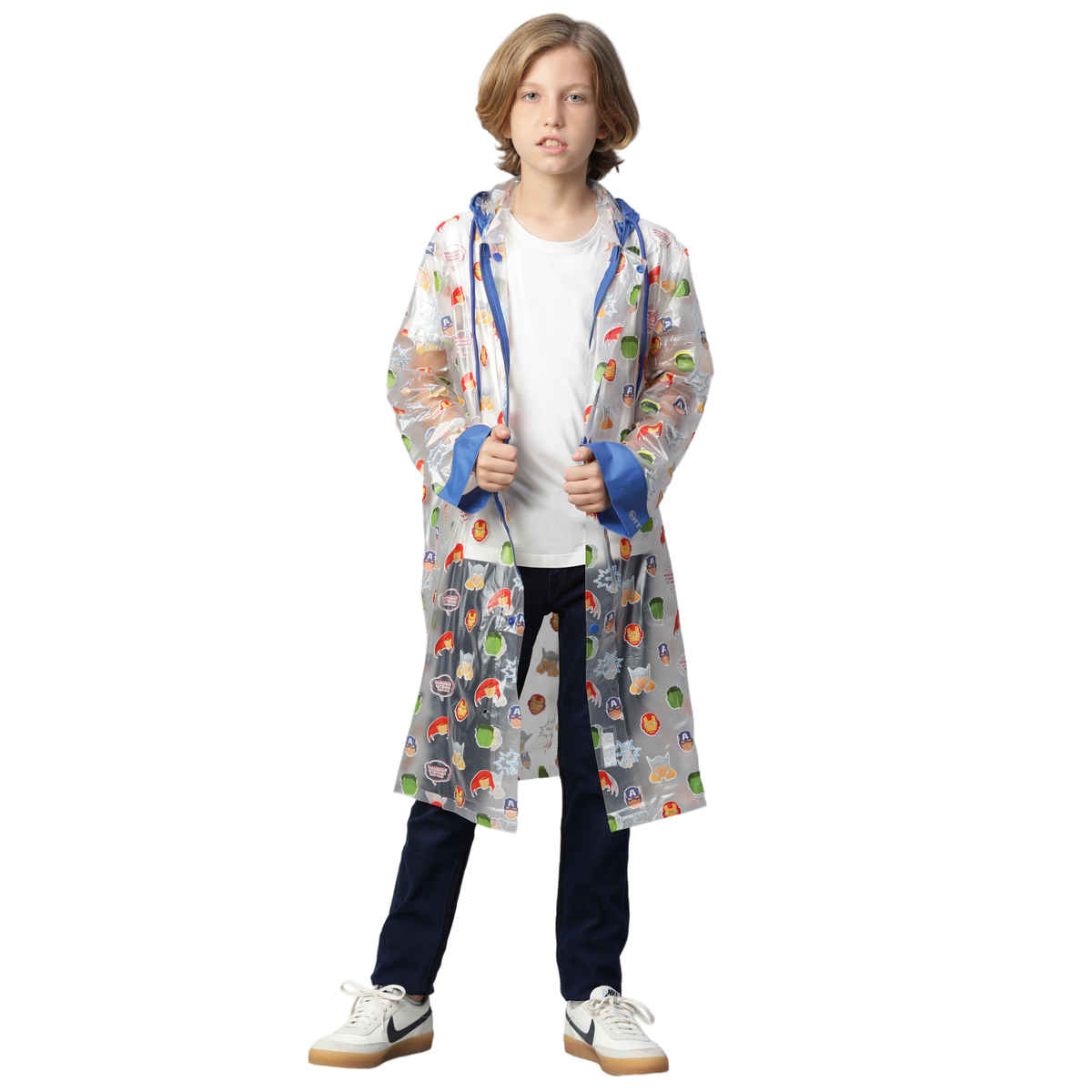Citizen Kids PVC Series Disney Printed Long Coat with Zip