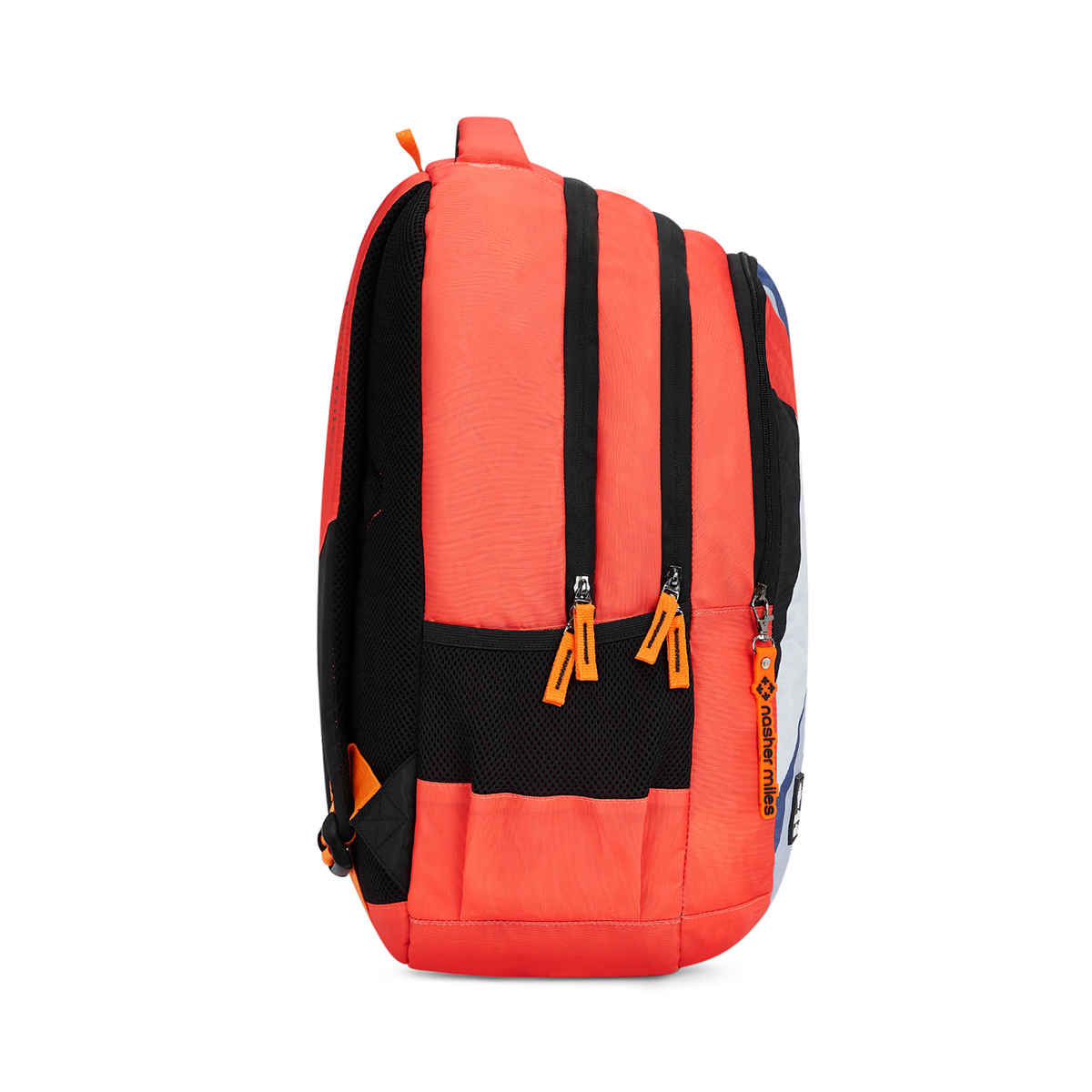 Nasher Miles Modern Polyester Laptop Backpack with Raincover & Front Organiser | Red - 45 L