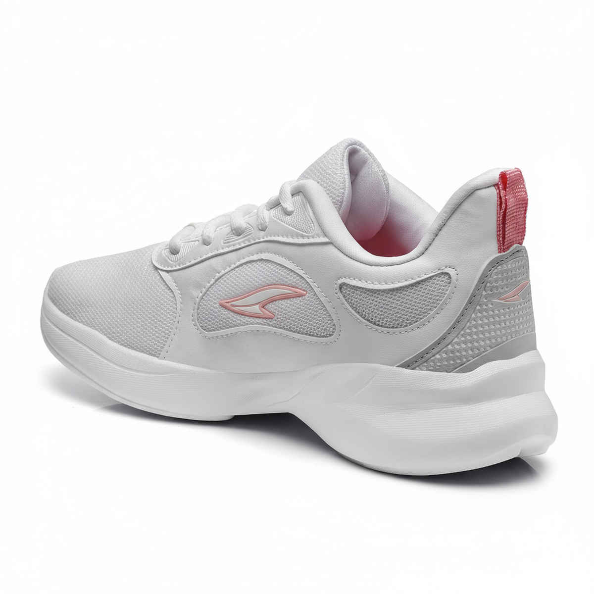 Asian Firefly-04 Women White Pink Sports Shoes (Size-8)