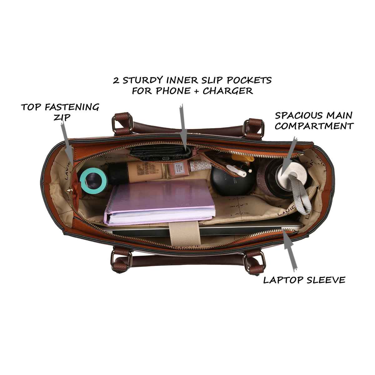 Lavie Women's Tonal Kaley Tote | Tan