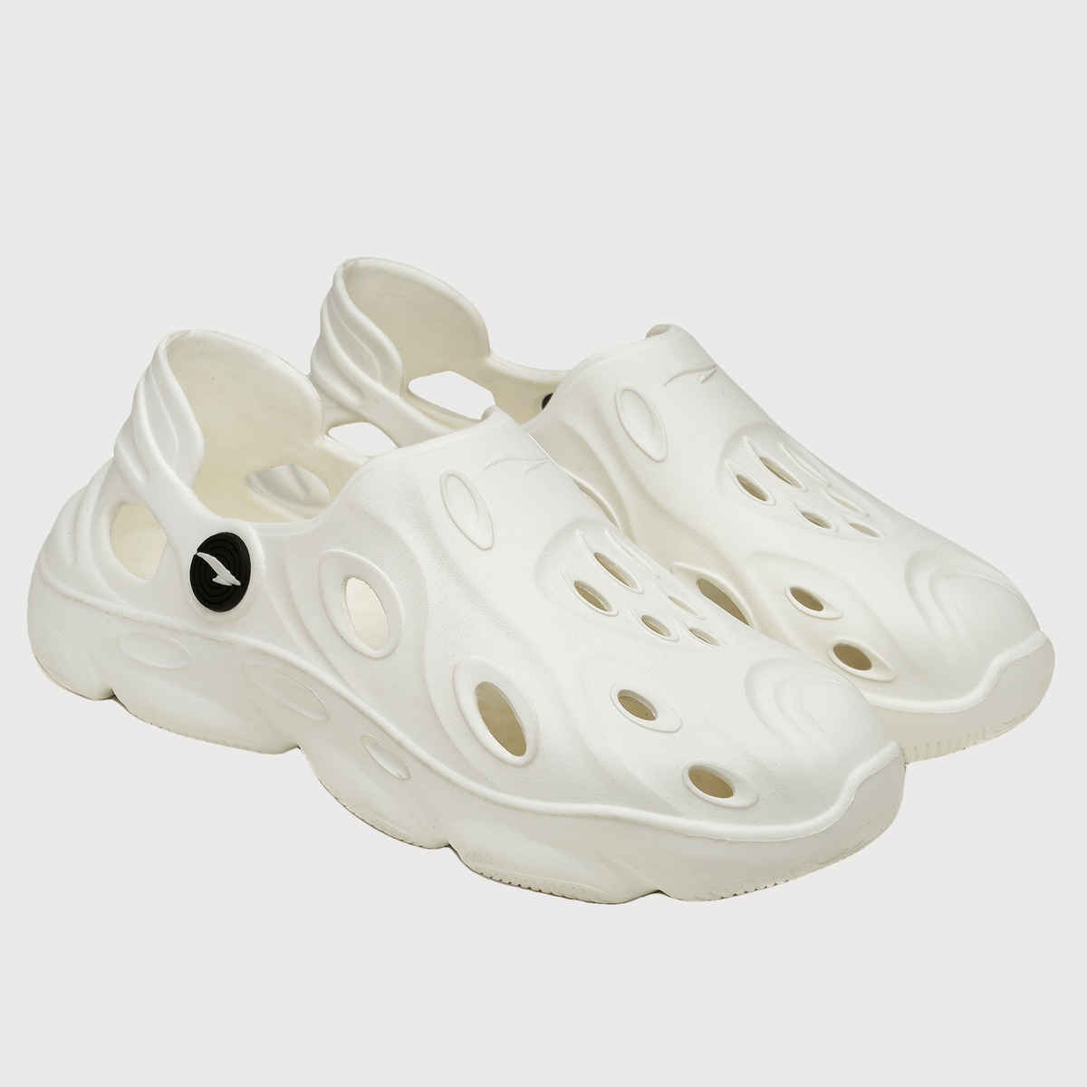 Asian Safari-02 Men Clogs Off White (UK-6)