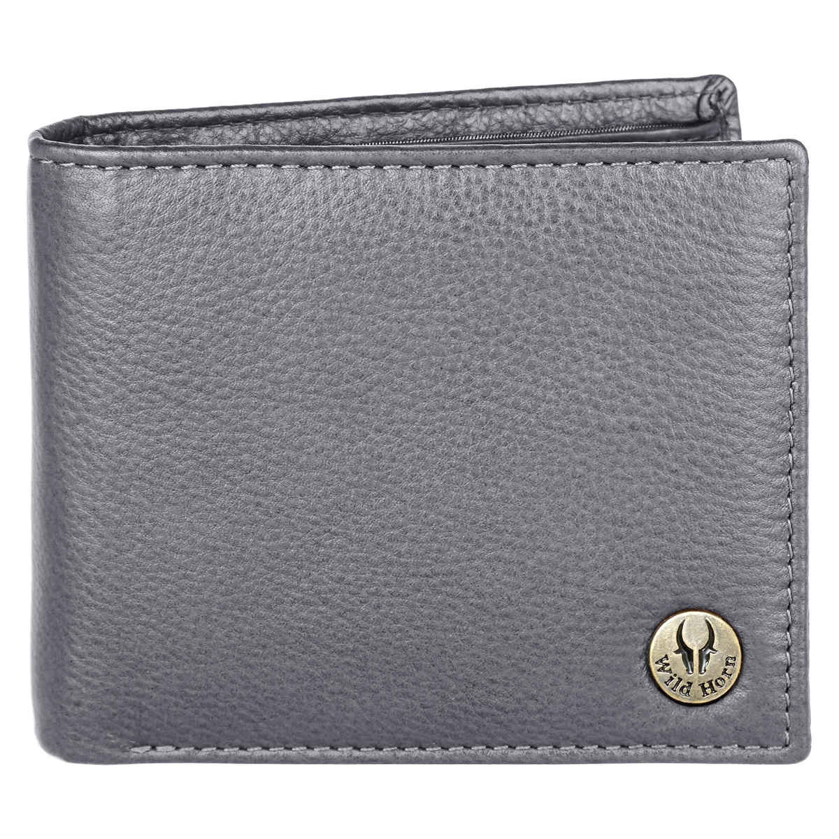 Wildhorn Men's Genuine Leather Bi-fold Wallet | Grey