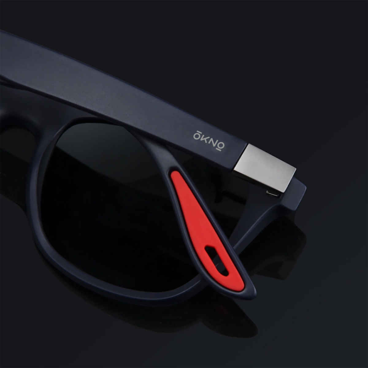 Eyewearlabs Men Sunglassses OKNO Spidey Navy Blue Square