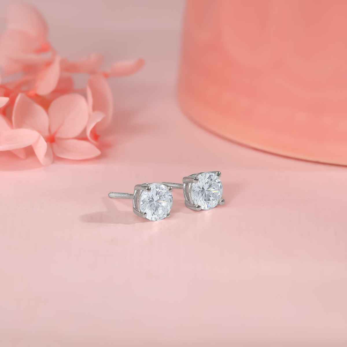 Giva Anushka Sharma Silver Zircon Earrings | ER005