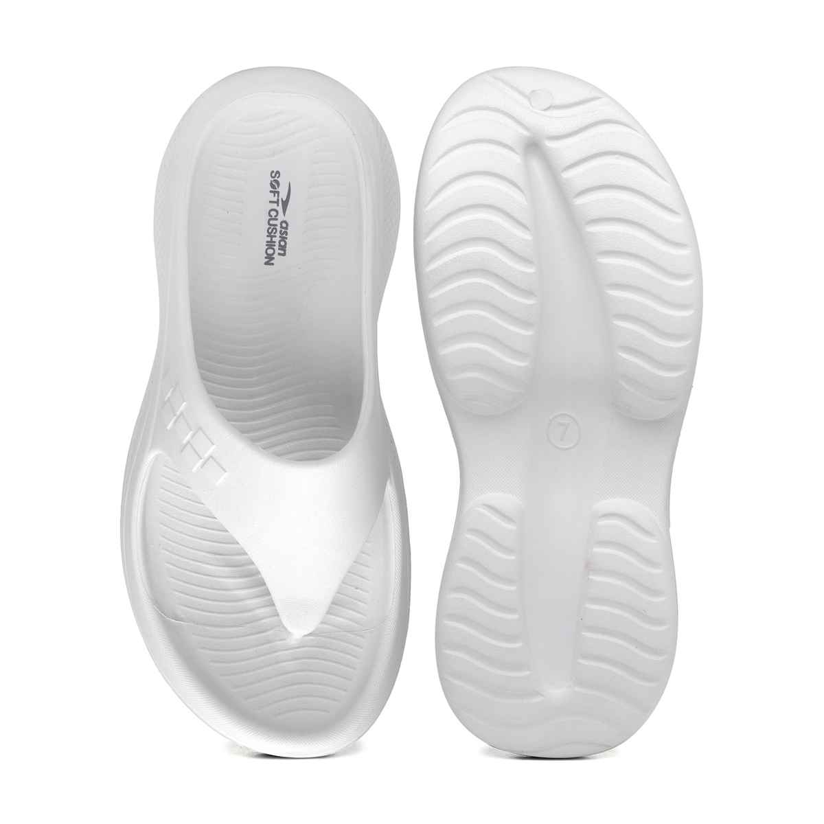 Asian Safari-01 Men Slippers Light Grey (Size-10)