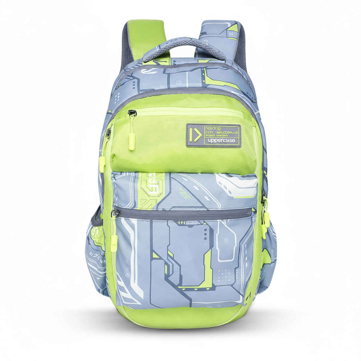 Uppercase Unisex Polyester 20 L Top Handle Laptop Backpack | Grey