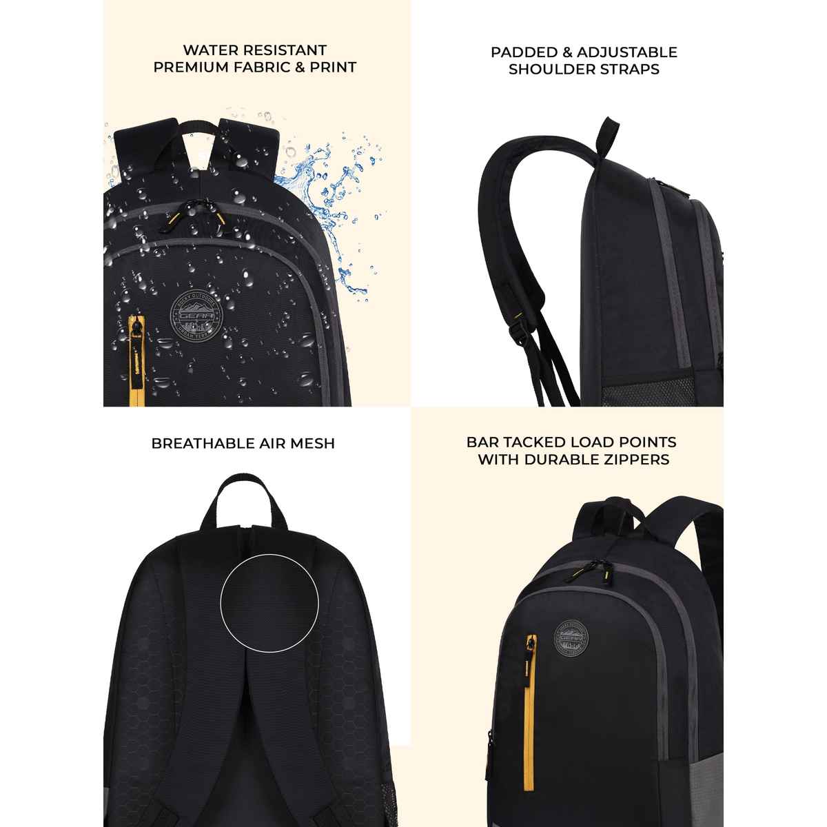 Gear Eco 4 Bp Blackyellow