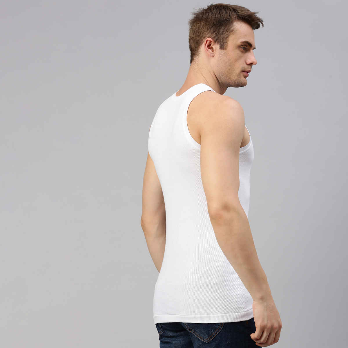 Sporto by Macho Men's Derby Vest | White - 100 cm