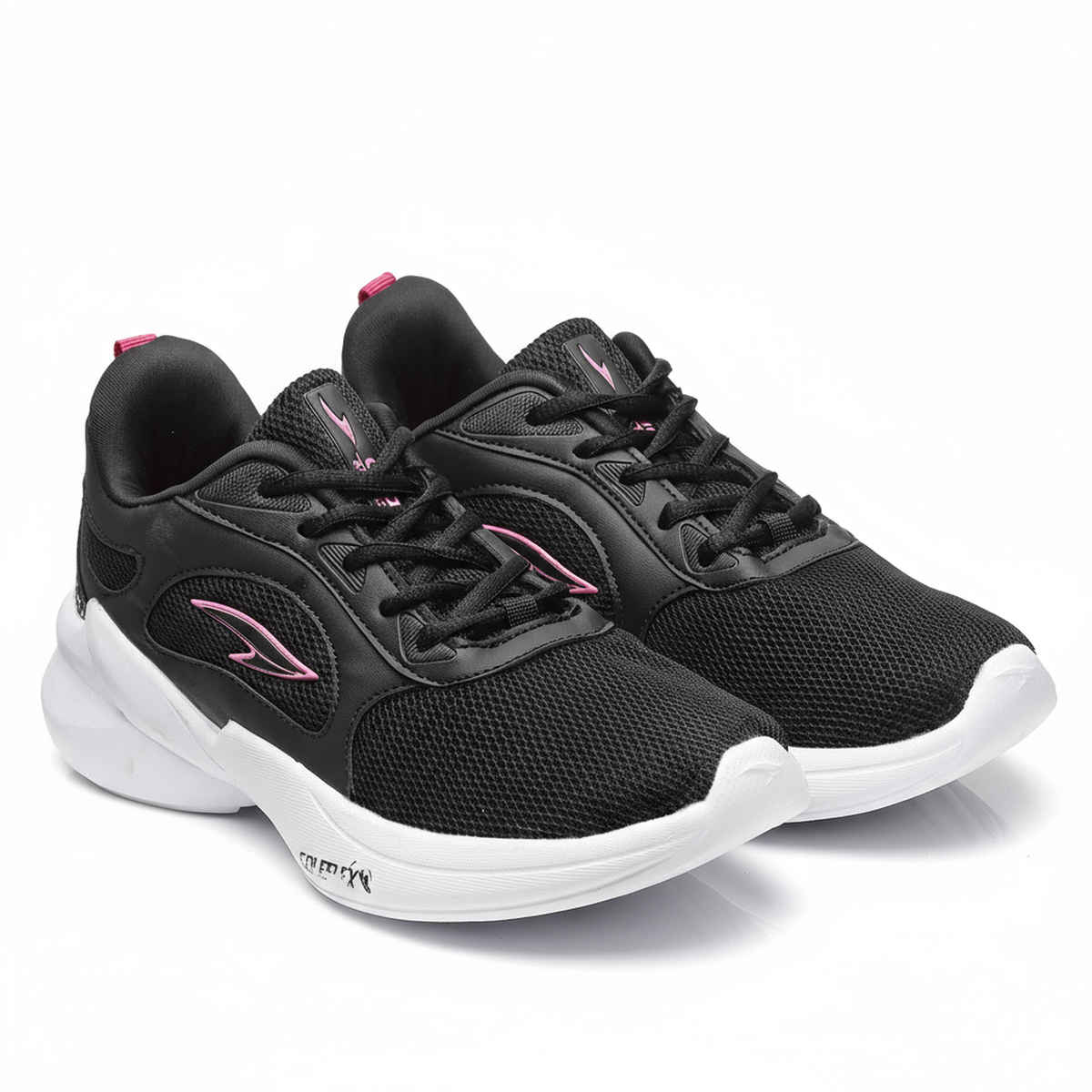 Asian Firefly-04 Women Black Rani Sports Shoes (Size-8)