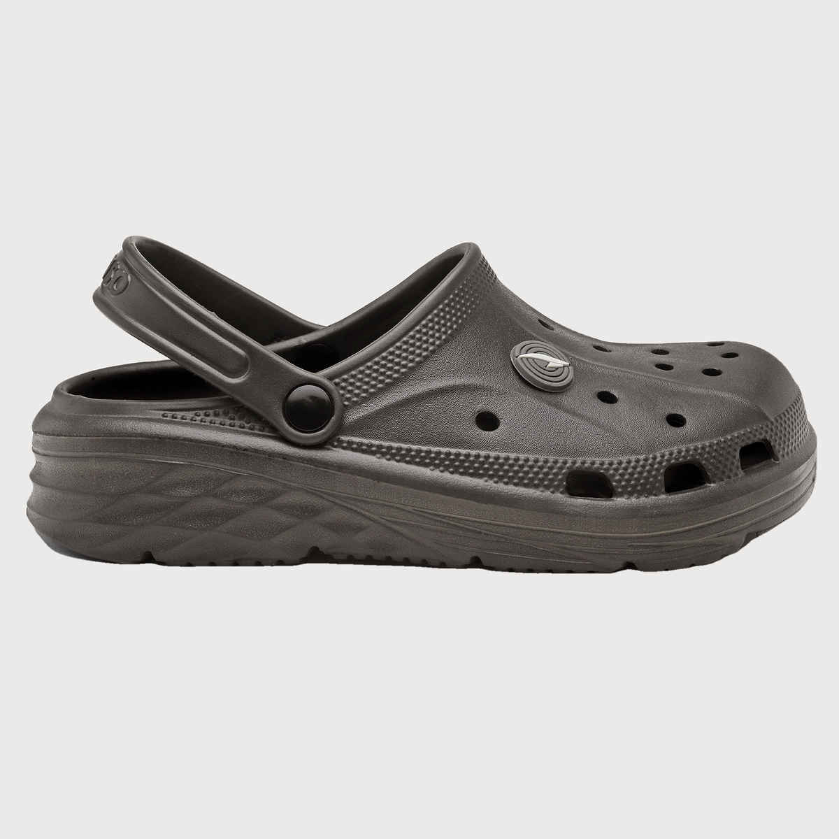 Asian Agc-14 Men Clogs Dark-Grey (Size-7)