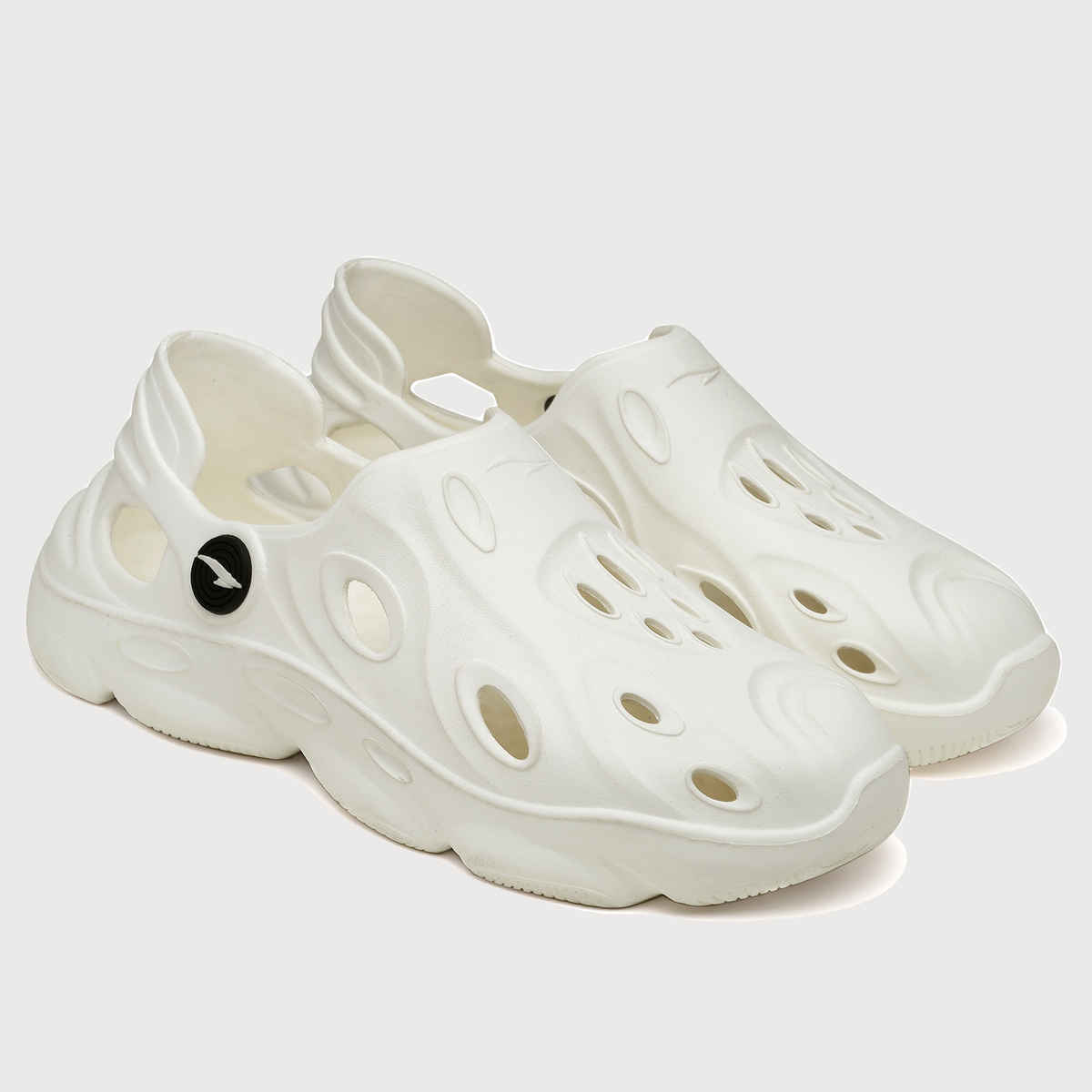 Asian Safari-02 Men Clogs Off White (UK-9)