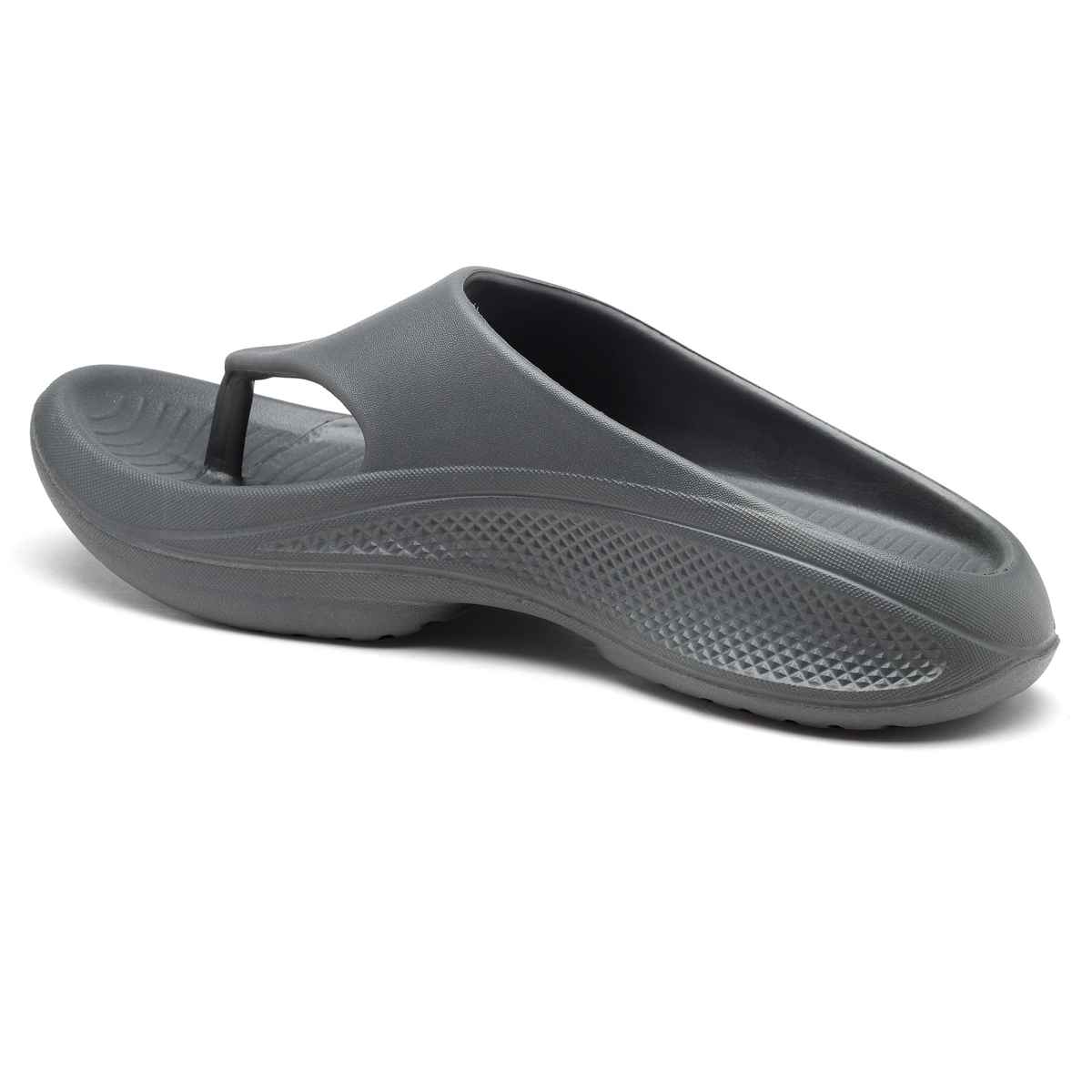 Asian Safari-01 Men Slippers Dark-Grey (Size-9)