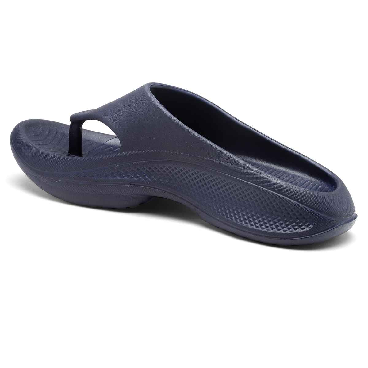 Asian Safari-01 Men Slippers Navy Blue (Size-8)