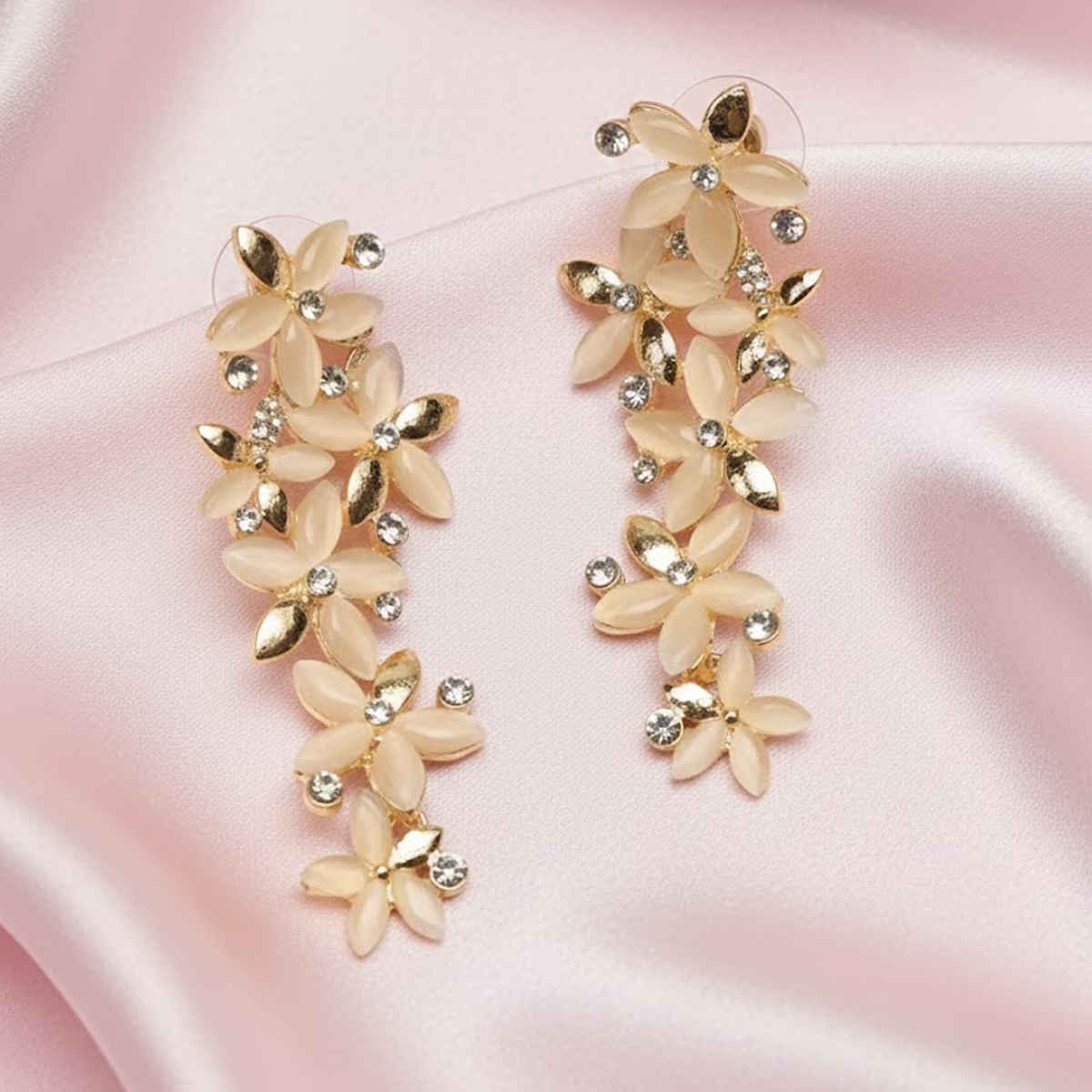 Valentine Gifts : YouBella Jewellery Designer Hanging Earrings for Girls and Women (YBEAR - 31243)