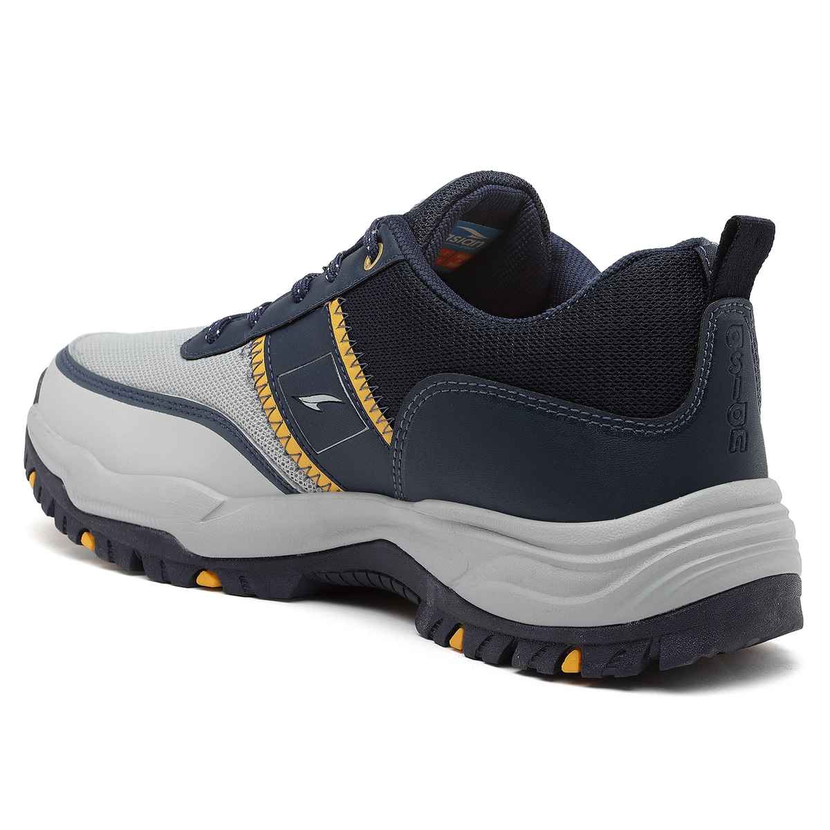 Asian Everest-02 Trekking Shoes For Men Navy Mustard | UK-9