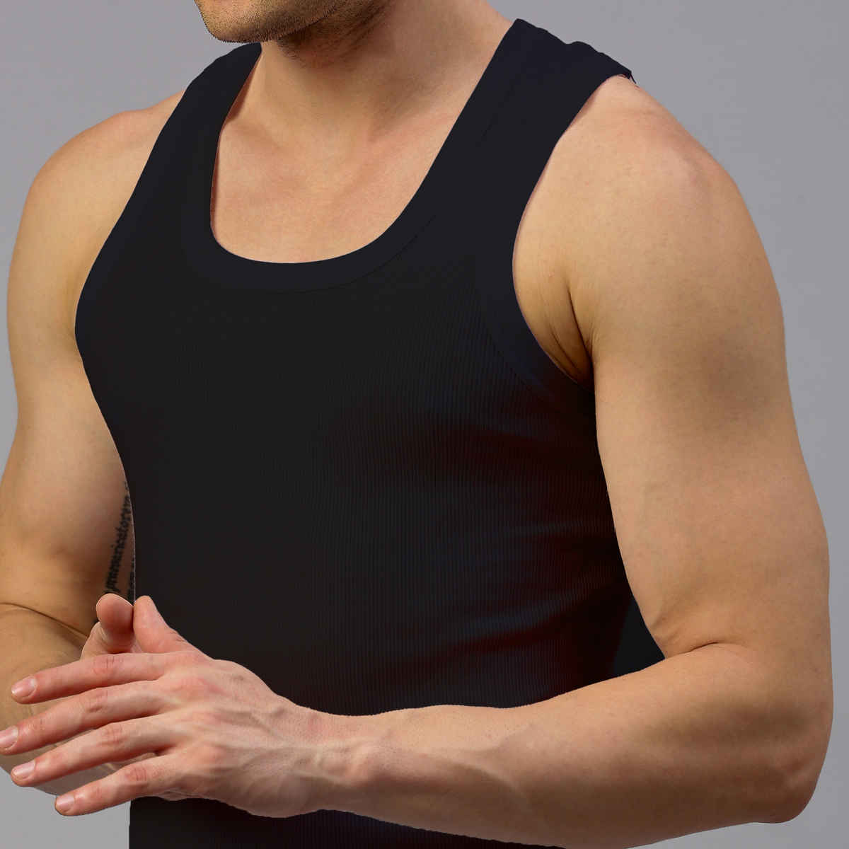 Sporto by Macho Men's Derby Vest | Black - 95 cm