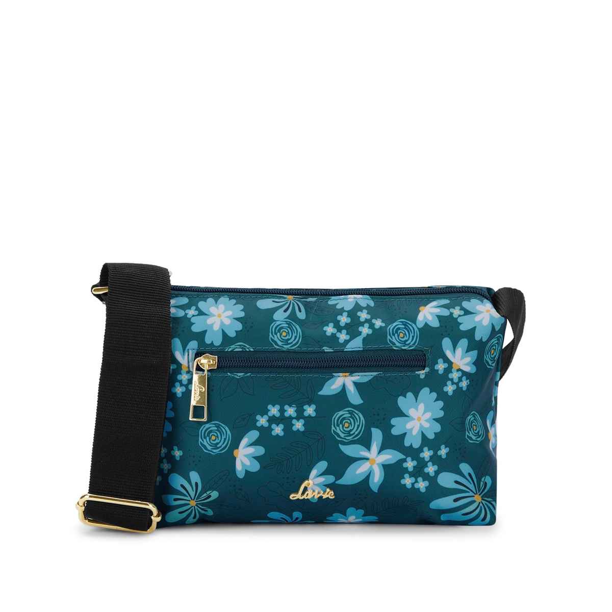 Lavie Women's Trixie Floral Cross Body Sling Bag | Ladies Purse Handbag | Dark Green