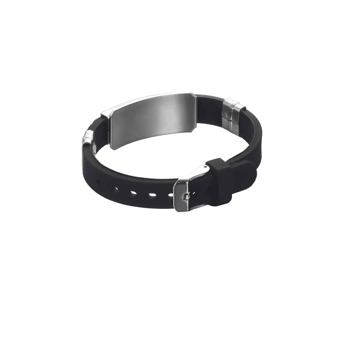 Yellow Chimes Silicon Type Bracelet for Men