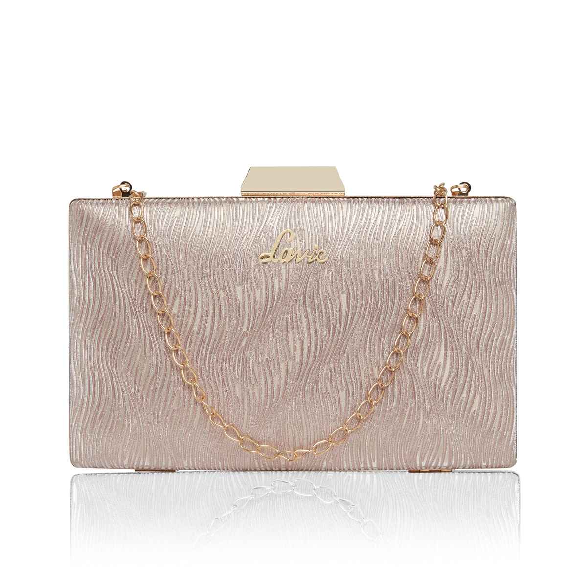 Lavie Women's Glitz Framed Clutch | Gold