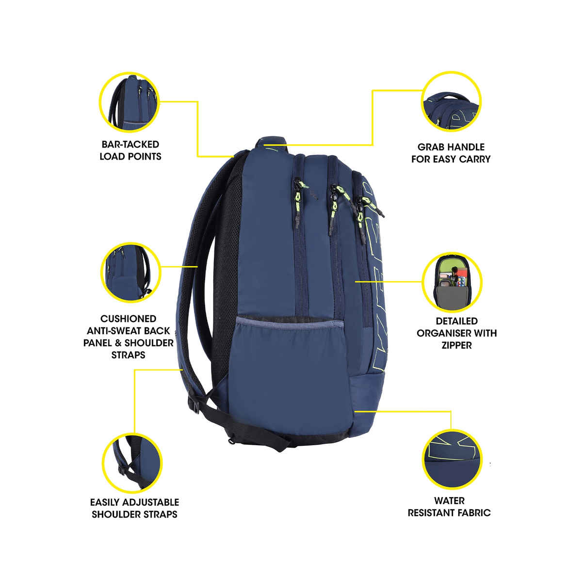 Gear Keep It Real 19 (Boys) - Navy Blue Green