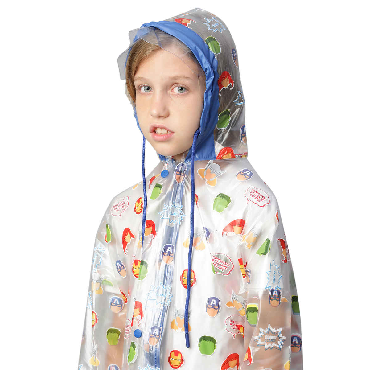 Citizen Kids PVC Series Disney Printed Long Coat with Zip