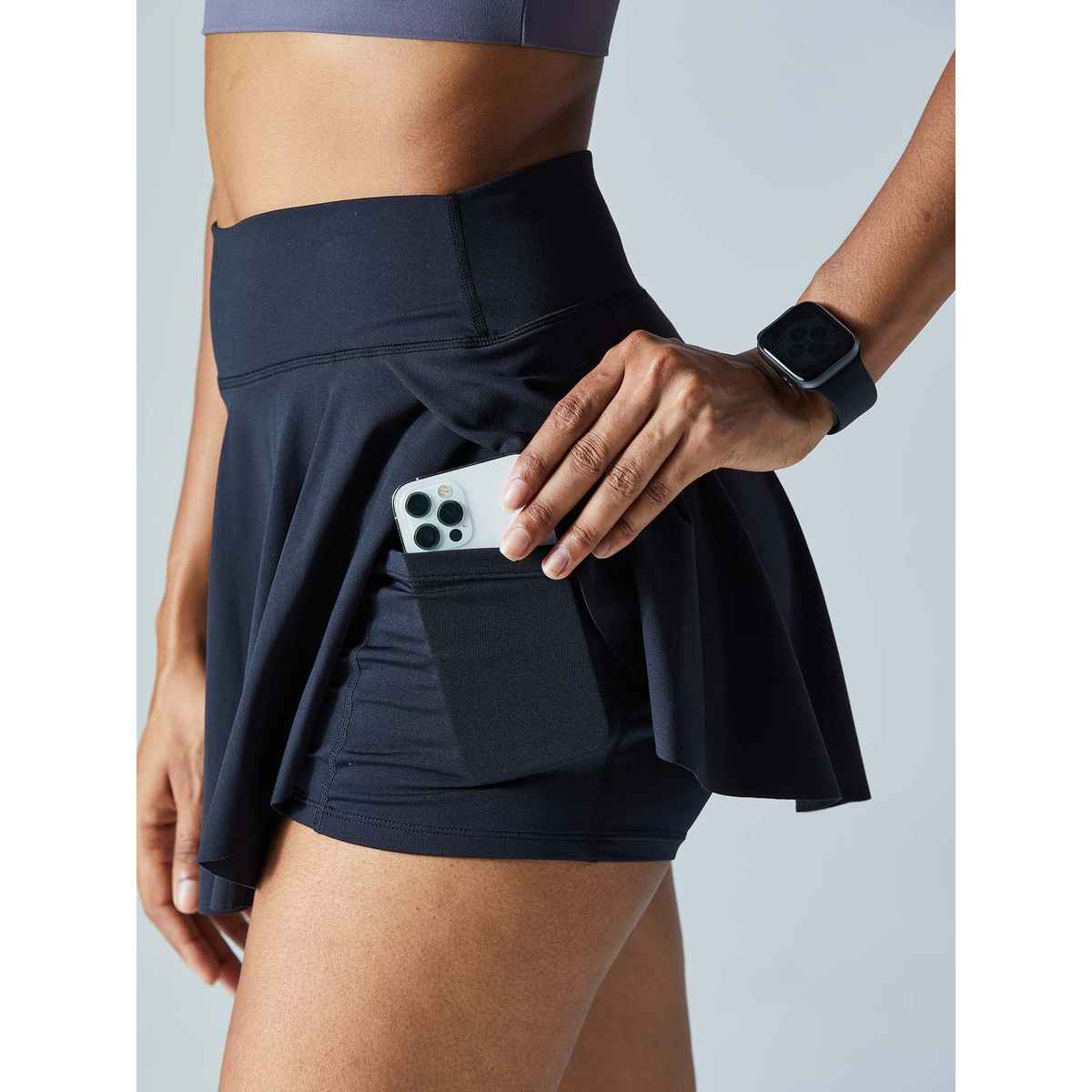 Cava Women's Tennis Skorts Swirl | Black - XL