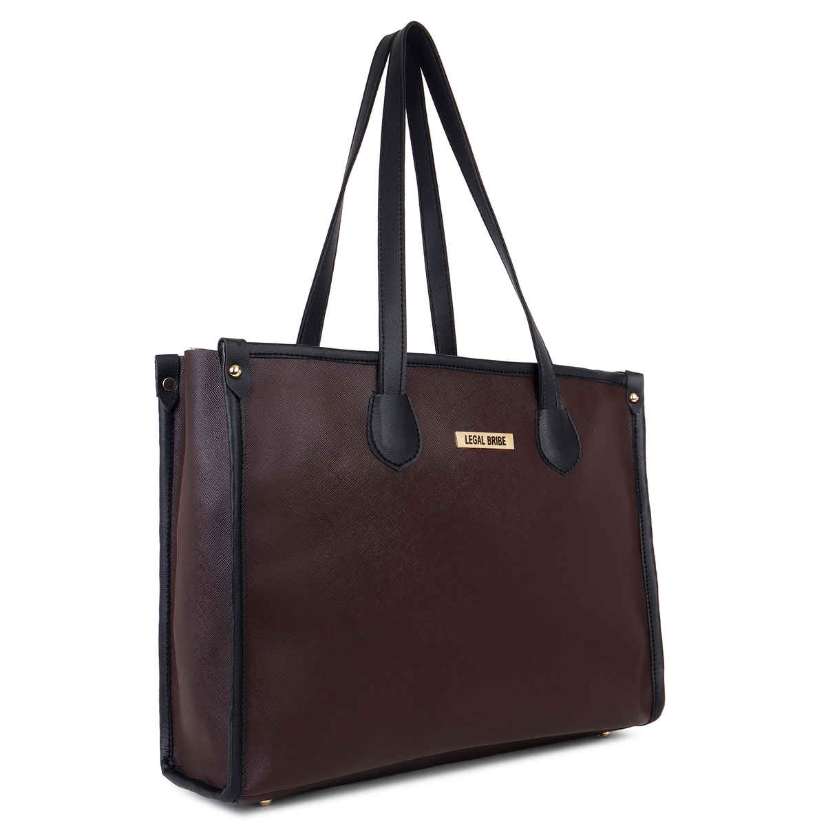 Legal Bribe Women's Textured Tote Bag | LB1908 | Brown