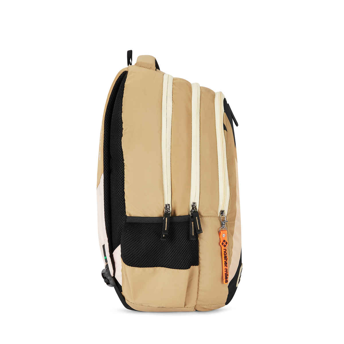 Nasher Miles Modern Polyester Laptop Backpack with Raincover & Front Organiser | Brown - 45 L