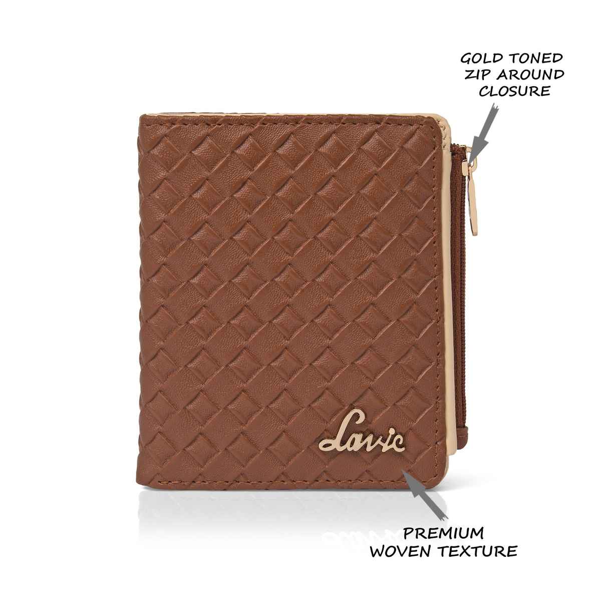 Lavie Women's Chic Bifold Wallet | Small | Tan