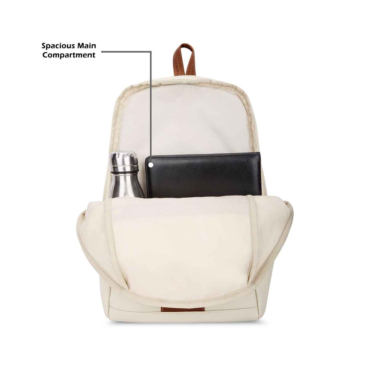 Lavie Women's Colourblock Cobie Fashion Backpack for | Shoulder Bag | Off White