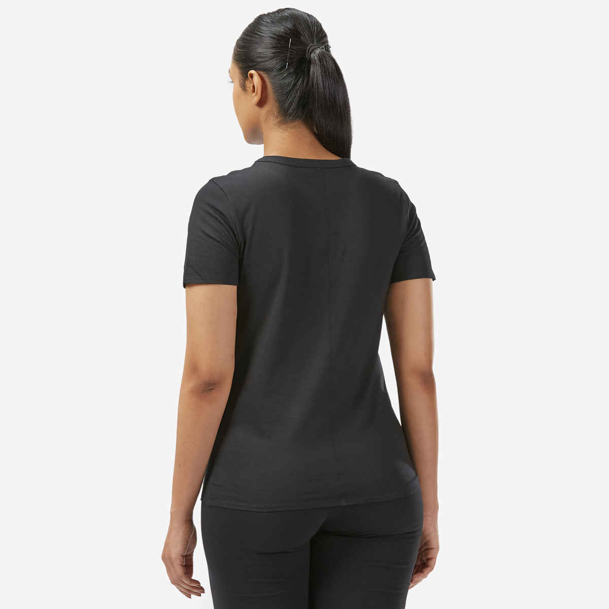 Decathlon Nyamba Women's Fitness T-shirt | Black | XL