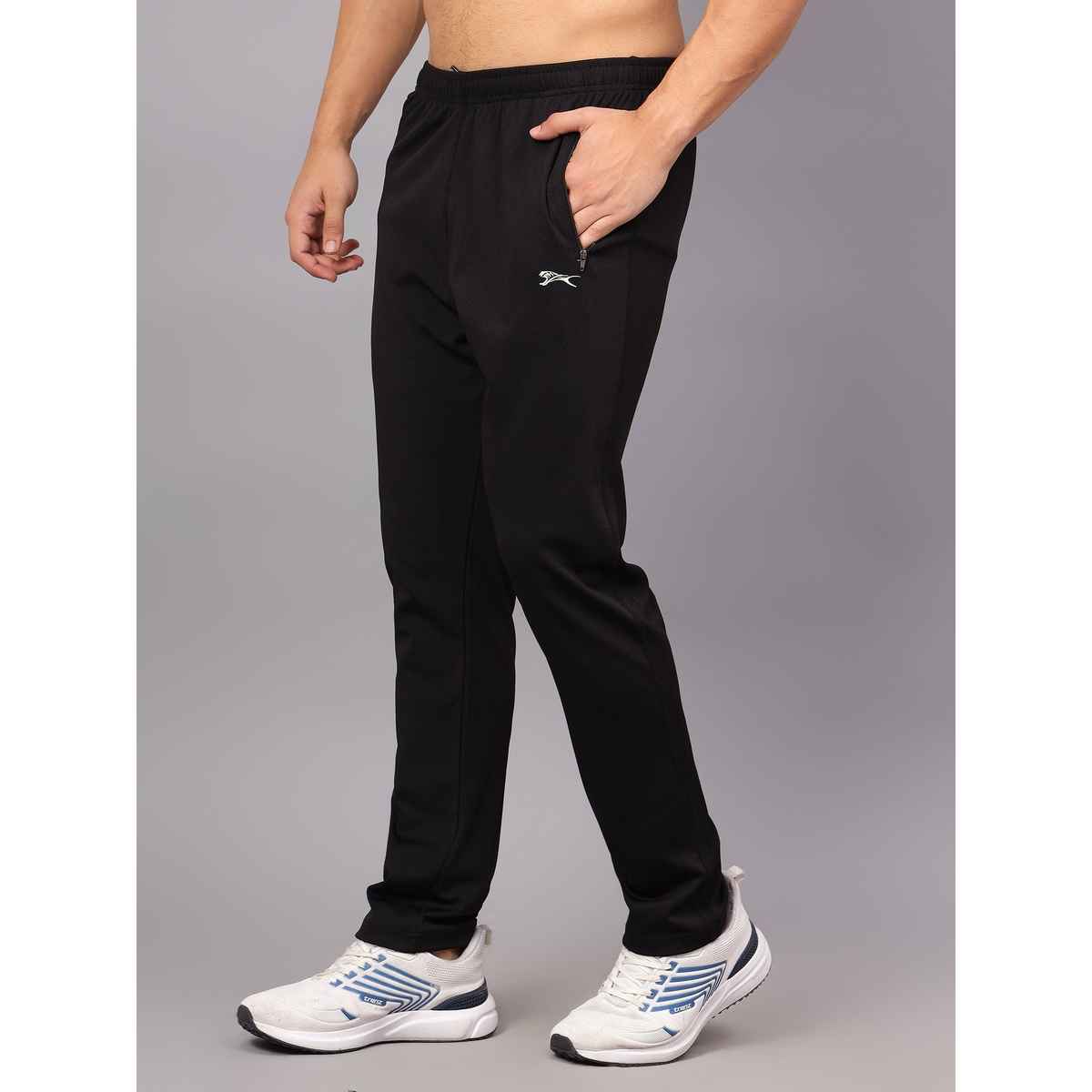 Shiv Naresh Men's Trackpant | SNKJ03A - Black | L