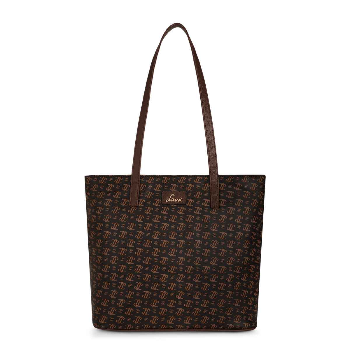 Lavie Women's Palmer Monogram Ll Tote Handbag | Ladies Purse | Shoulder Bag | Large | Choco
