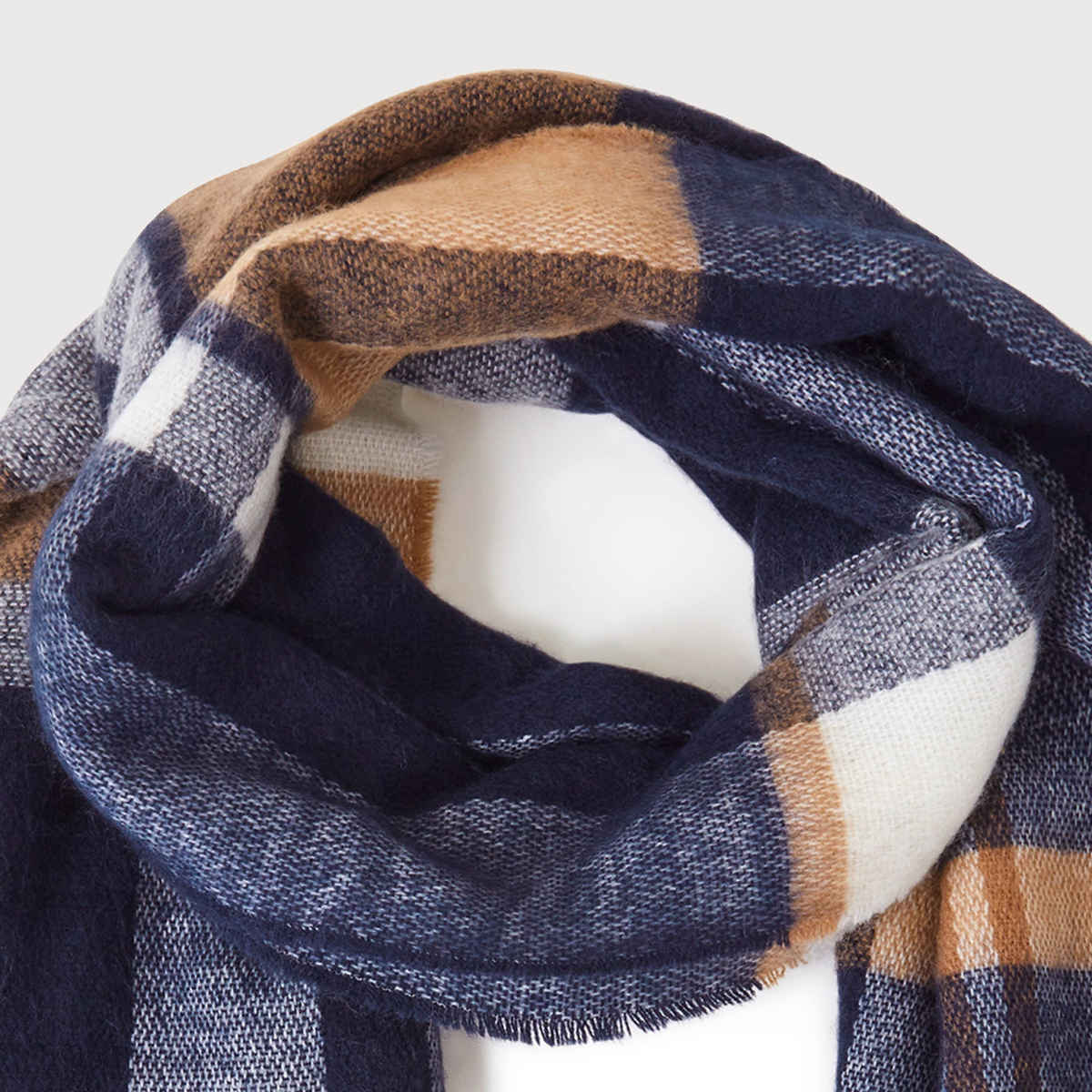 Accessorize London Women's Check Blanket Scarf | Multicolorcolor