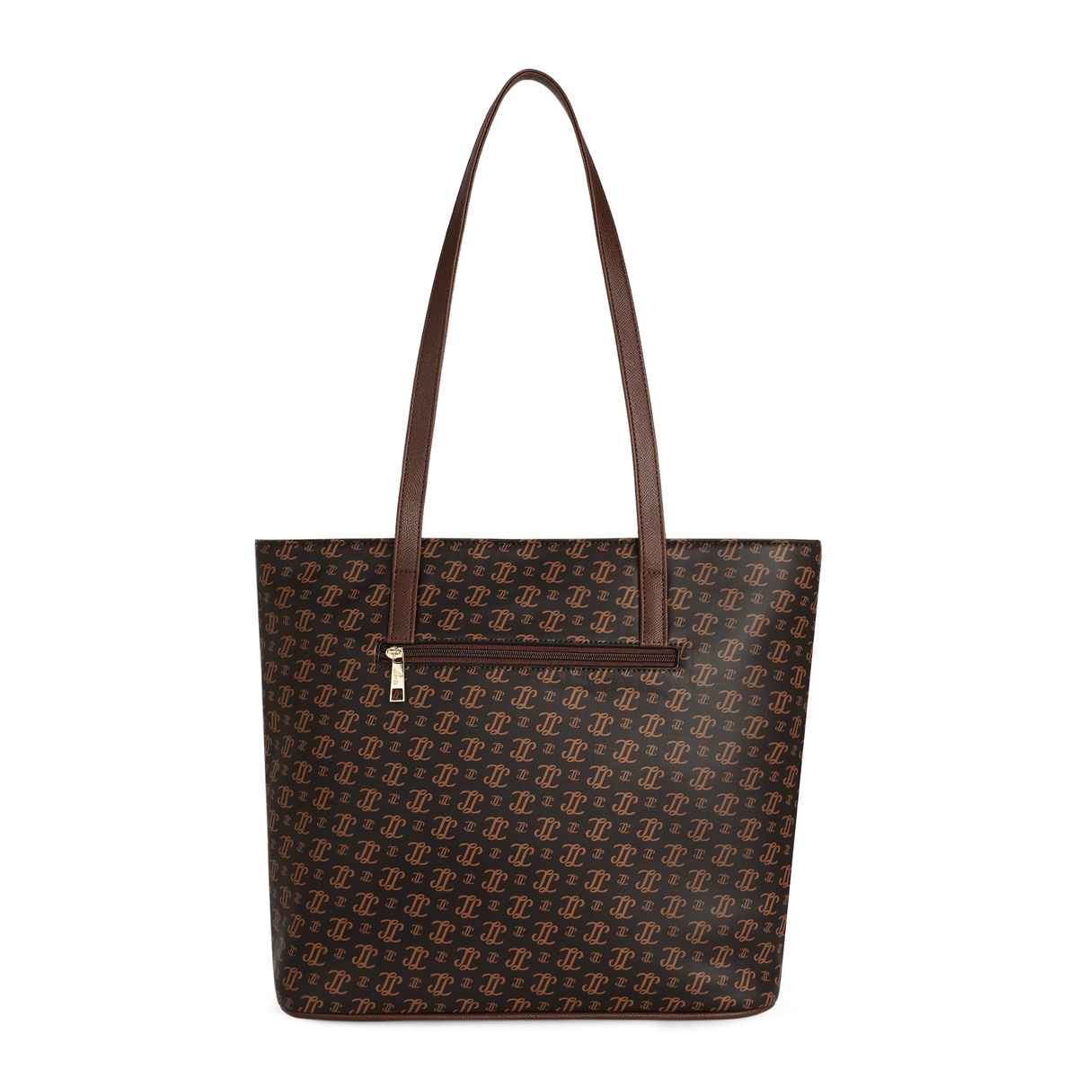 Lavie Women's Palmer Monogram Ll Tote Handbag | Ladies Purse | Shoulder Bag | Large | Choco