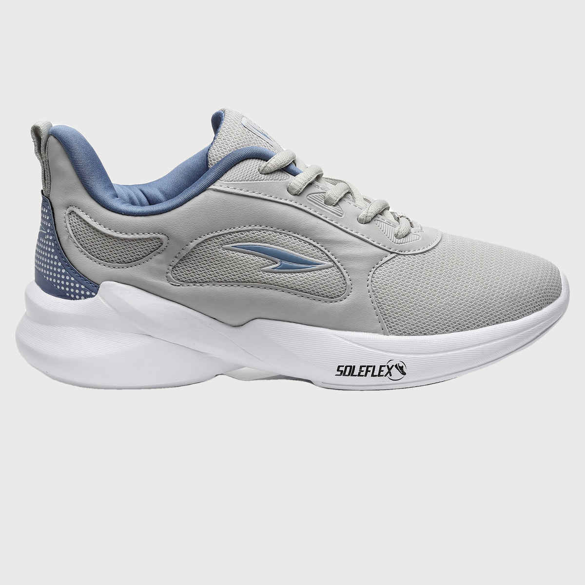 Asian Women s Firefly-04 Grey Blue Sports Shoes | UK-5