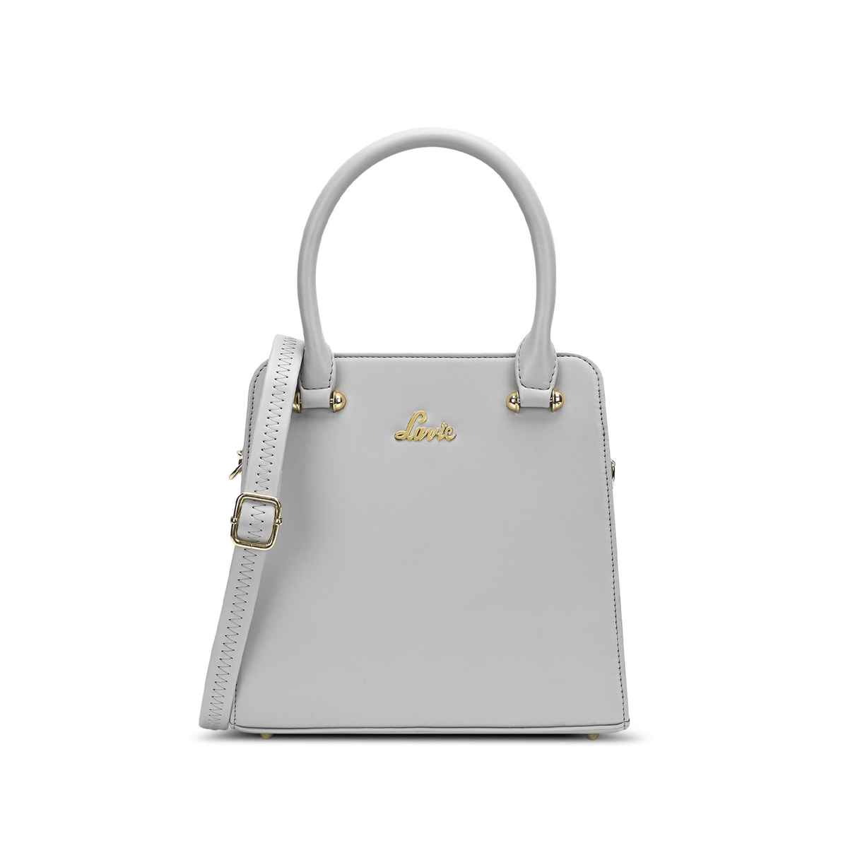 Lavie Women's Ushawu Small Satchel Handbag | Ladies purse | Shoulder Bag | Grey