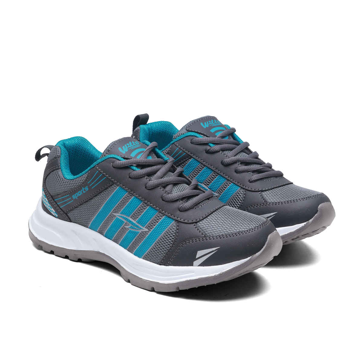 Asian Men's Lace up Sports Shoes | WONDER-21 | Grey | UK 6