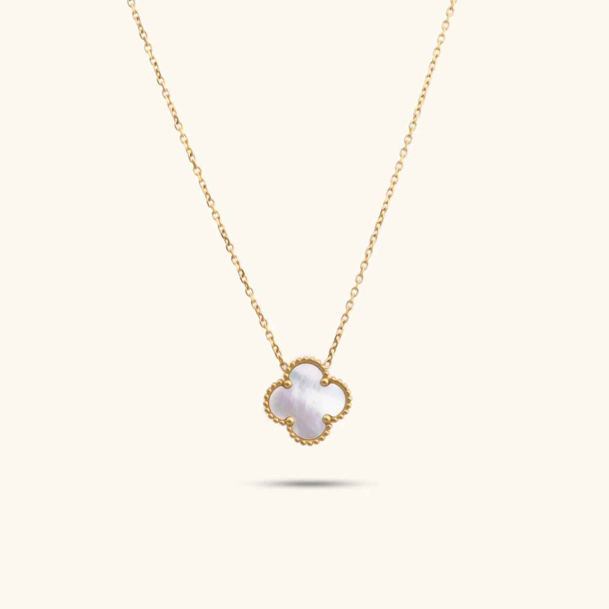 ZAISHA 18K Gold Plated Dainty Clover Pendant Necklace | Birthday | Anniversary | Valentines gift