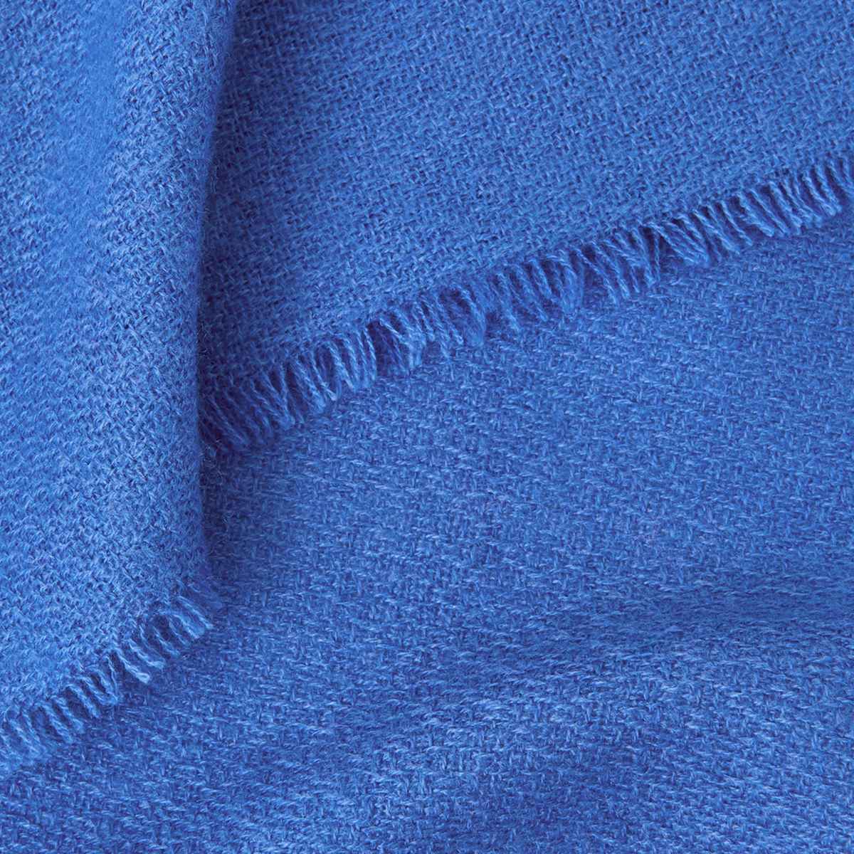 Accessorize London Women's Knit Midweight Blanket Scarf | Blue