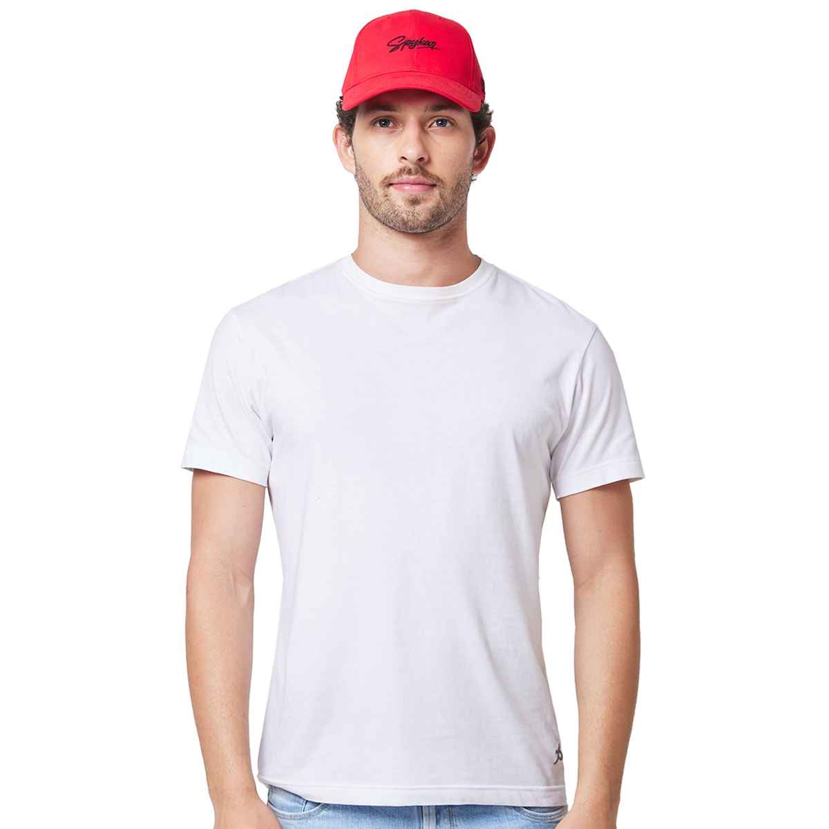 Spykar Red Caps for Men's | MACAPAS007BLOODRED