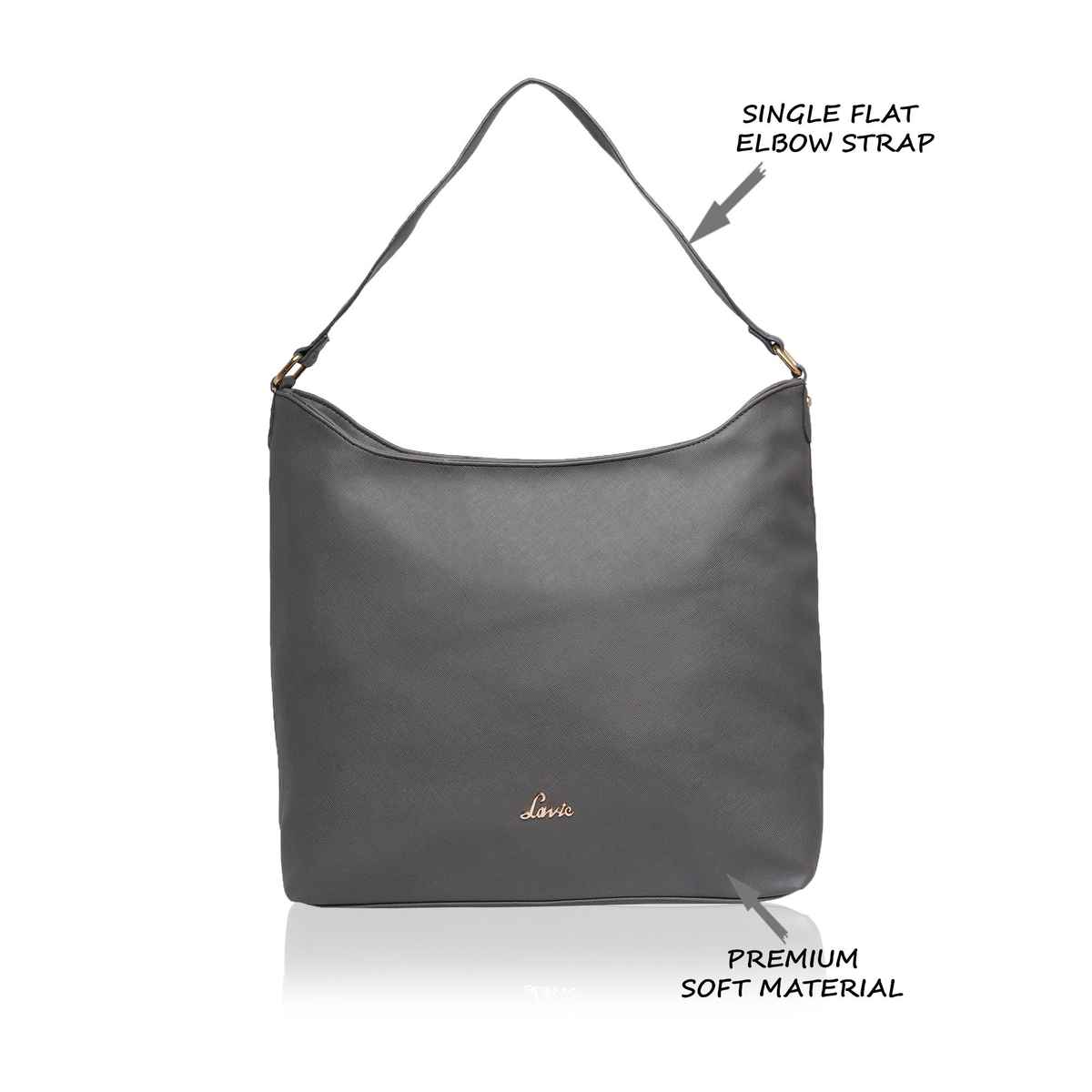 Lavie Women's Polani Large Hobo Bag | Grey